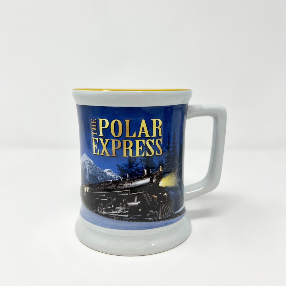 The Polar Express All Aboard Believe 3D Raised Ceramic Mug Cup
